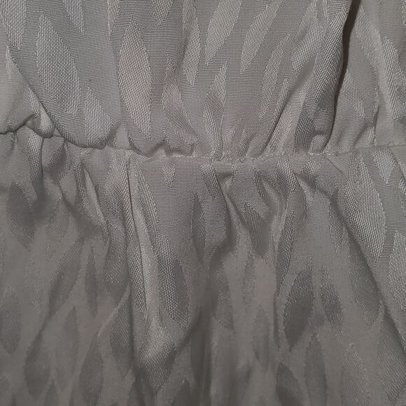 Anthropologie SB Sachim + Babi Ivory Drape Textured Sleeveless Blouse Size XS - Picture 6 of 10